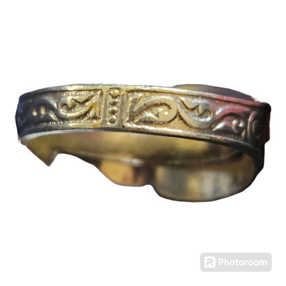 Vintage Stainless Steel Victorian Spoon Ring - Picture 4 of 5